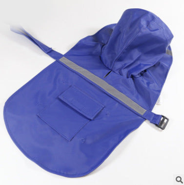 Hunderegenponcho wasserdicht und reflektierend