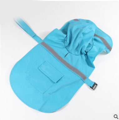 Hunderegenponcho wasserdicht und reflektierend