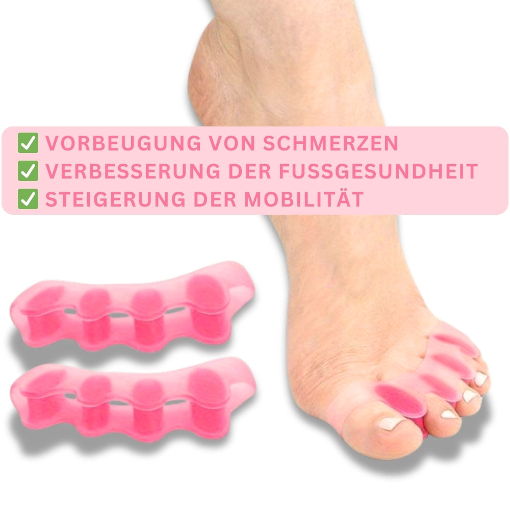 Zehentrenner Zehenspreizer aus Silikon