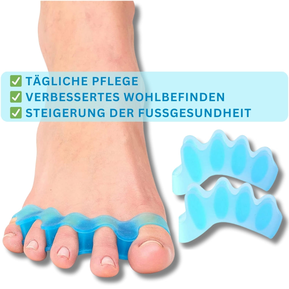 Zehentrenner Zehenspreizer aus Silikon