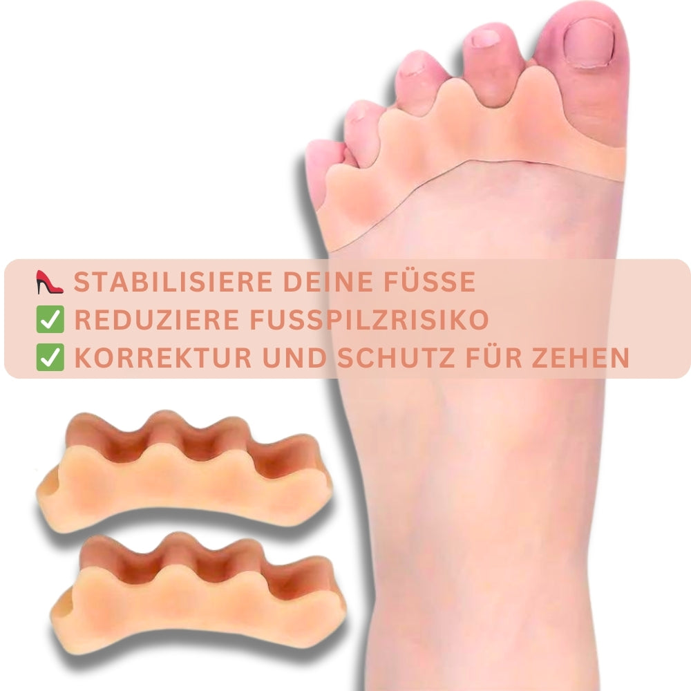 Zehentrenner Zehenspreizer aus Silikon