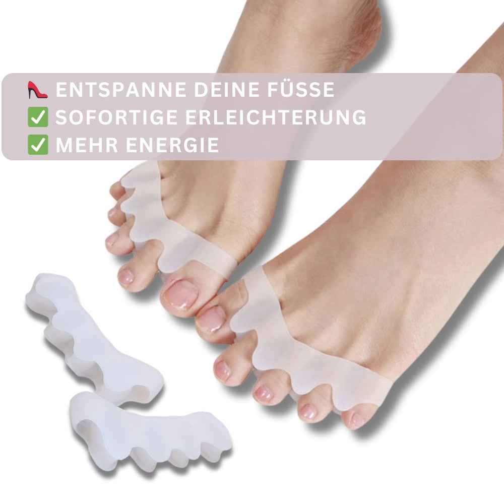 Zehentrenner Zehenspreizer aus Silikon