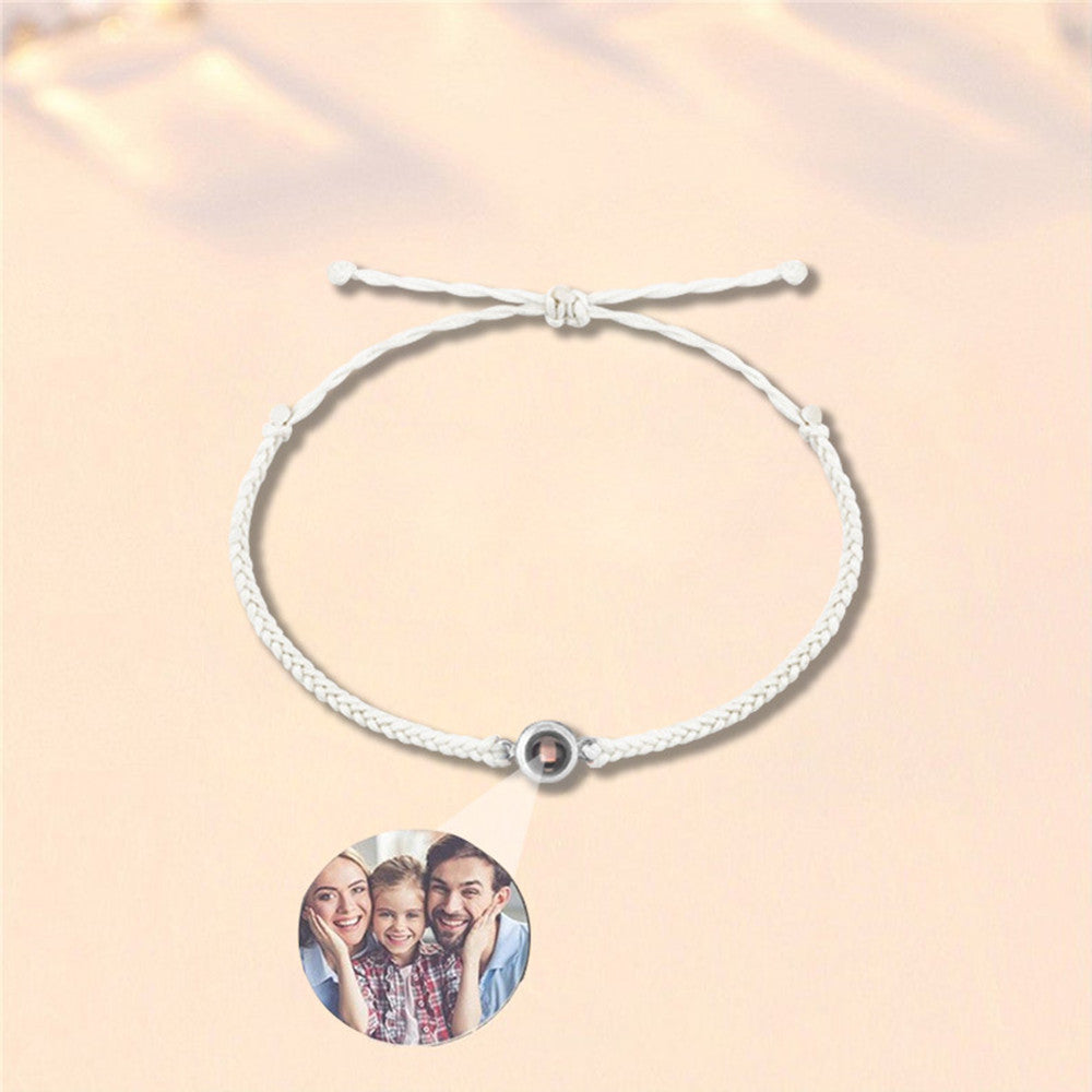Personalisiertes Armband mit Foto in Nanogravur