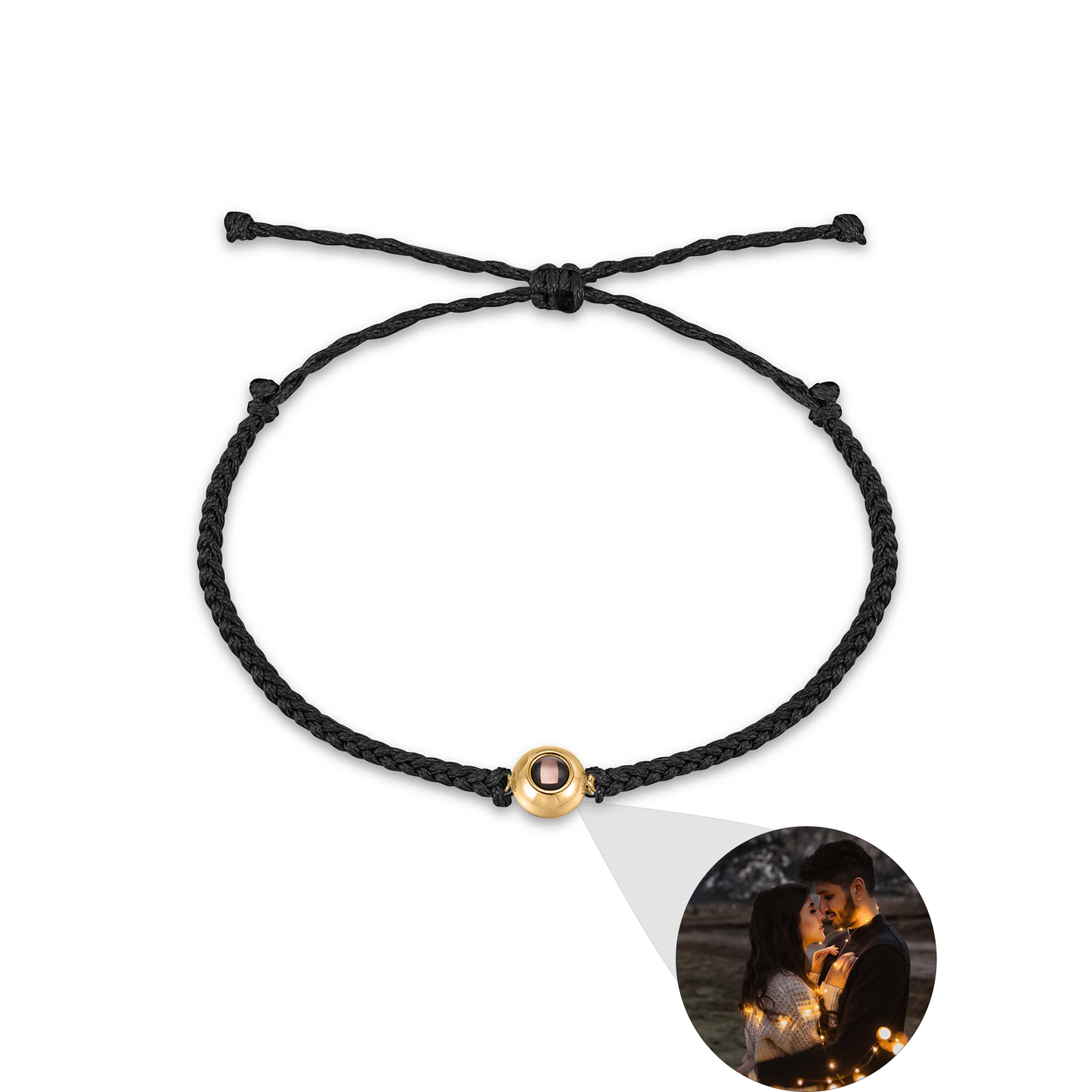 Personalisiertes Armband mit Foto in Nanogravur