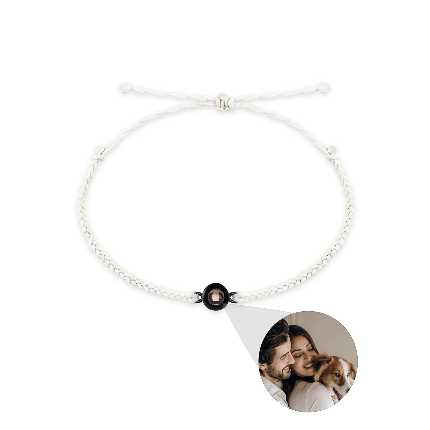 Personalisiertes Armband mit Foto in Nanogravur