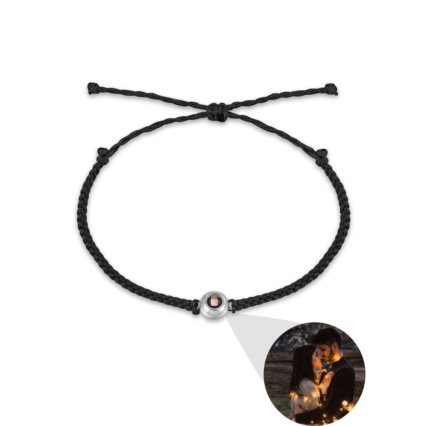 Personalisiertes Armband mit Foto in Nanogravur